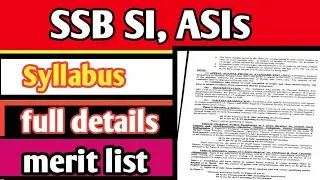 SSB syllabus 2018