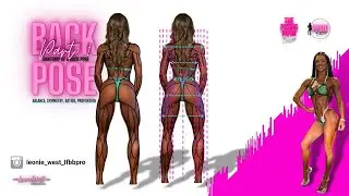 NPC IFBB Bikini Back Pose Series - Part 1 - Anatomy of a Back Pose - Symmetry, balance & proportion