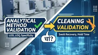 Master Cleaning Validation: Analytical Method Requirements & Parameters (#Hindi)