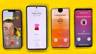 Incoming Call IPhone 13, Xiaomi Note 13 Pro, Samsung S20, Samsung S9