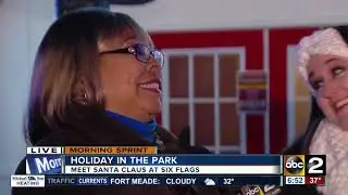 Holiday fun with Santa at Six Flags America
