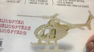 HELICOPTER.3D Wood Puzzle.