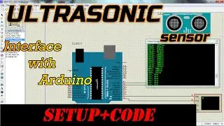 #ultrasonic#sonar#Proteussimulation|ultrasonic sensor interfacing with Arduino|setup+code+simulation