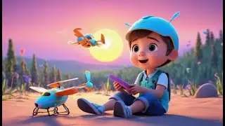 Toy Drones Go Buzz Buzz Buzz | English Nursery Rhyme | Kids Songs | Baby Music