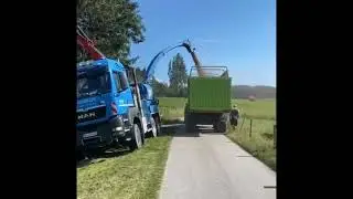 Fendt 816 bei der Futterernte.