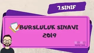 7-X) 7. Sınıf Bursluluk Sınavı Matematik Soru Çözümleri 2019