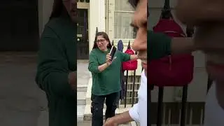 PTI vs PMLN in London outside Hasan Nawaz Sharif's office