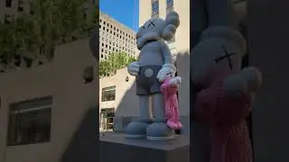 What is THAT? Creepy Bizarre Sculpture in New York City Rockefeller Plaza #shorts