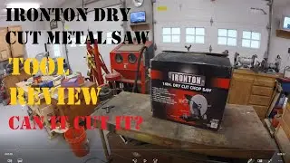 Ironton Dry Cut Metal Saw-Unboxing and Review