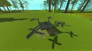 Building a Flyer in Scrap Mechanic!! Timelapse