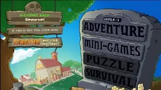Plants vs Zombies 1 Walkthrough PC &ndash; Niveles de piscina de noche  4-1 - 4-5 (Parte 7) | Elmenercom