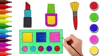 Vamos Aprender a Desenhar Kit de Maquiagem | Desenho F&aacute;cil | Chiki Art Brasil