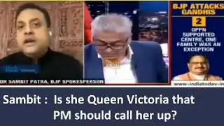 Sambit Patra's Epic response to Rajdeep Sardesai