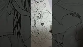 Inking Session. It's not pretty but I'm trying.