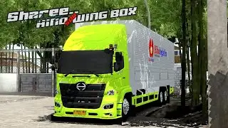 SHARE LIVERY HINO WING BOX V2 HIBA LOGISTIC||FREE DOWNLOAD 