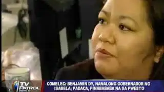 Comelec: Padaca out, Dy in