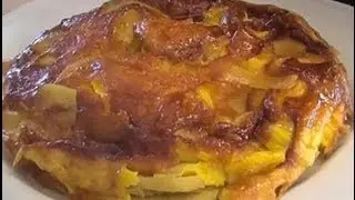 Dolce BUONISSIMO!!!! Clafoutis di mele caramellate_uChef_TV