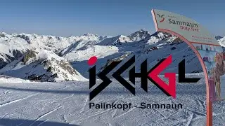 Skiing in Ischgl - Palinkopf (Austria) to Samnaun Dorf (Switzerland) - GoPro HERO9 [FULL]