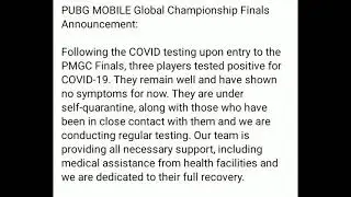 PMGC Lan Event Cancel | PMGC Dubai | PUBG Mobile Esports Announcement