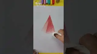 3D Watermelon Drawing #shorts #diy  #satisfying #art #3d #watermelon