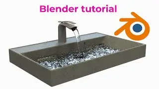 Blender - Kitchen Faucet water simulation