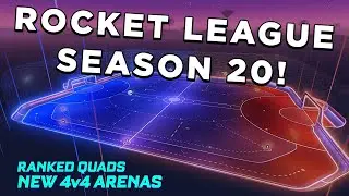 4v4 RANKED IS HERE! Rocket League Season 20 details!