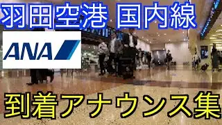 環境音 ANA 羽田空港 第2ターミナル 到着口 アナウンス 全日空