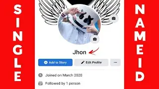 How To Make Single Name FB Id | Single Name Facebook 2021