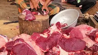 Pure Meat Cutting Skills #butcherscut  #cowmeat  #meat #meatmarket #beef #cutting