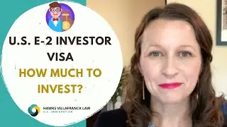 USA Investor Visa - How Much Should you Invest? 🤓