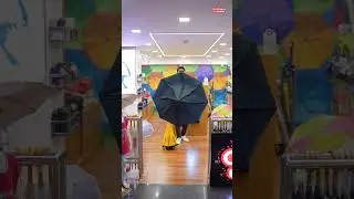 variety types of umbrellas in single fold #rain #variety #umbrella