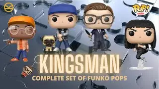 Kingsman complete set of Funko Pops! | Kingsman Box No.462-465 Unboxing