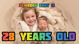 Newborn baby is 28 years old | Moly Everette Gibson is oldest baby ever born from frozen embryo 1992