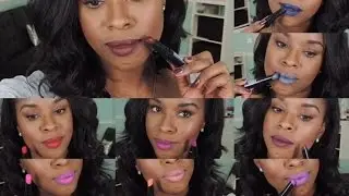 26 LA Girl Flat Velvet Matte Lipstick Swatches | The Painted Lips Project