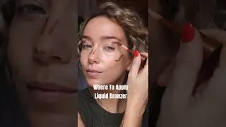 Liquid Bronzer Application #glossier #liquidbronzer #bronzer #makeuptutorial #makeuptips #sunkissed