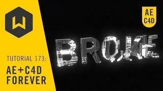 Use AE like a renderer for C4D - Tutorial 173: AE + C4D Forever