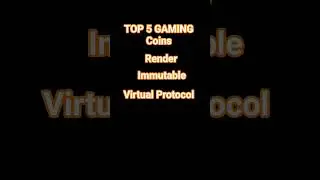 TOP 5 Gaming Coins #crypto