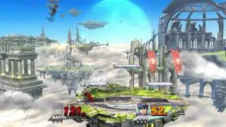 SSB4 || Level 9 Marth CPU vs Level 50 Marth Amiibo