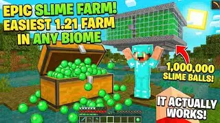 How to make slime farm in Minecraft PE / minecraft mein slime farm kaise banaye 