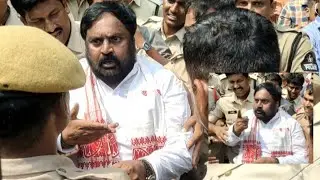 Anjan kumar Yadav vs Police at Gunpark | Congress party | Congress leaders Arrest | CM9 MEDIA
