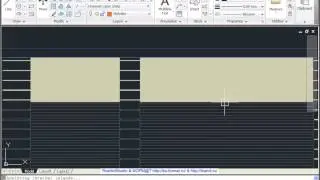 Построение фасада в AutoCad 2011
