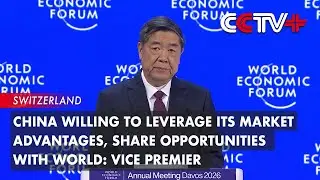 China Willing to Leverage Its Market Advantages, Share Opportunities with World: Vice Premier