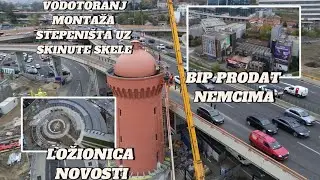 Beograd prodat Bip(Nemcima),montaža na Vodotornju,Rima gradilište,Ložionica centralni trg noviteti