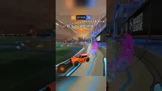 Insane Overtime Clutch Save With Almost No Boost Left #rl #rocketleague #rocketleagueclips