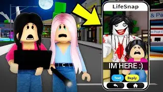 СЕРИЙНЫЙ УБИЙЦА ПОЯВИТСЯ В ROBLOX SNAPCHAT! *СТРАШНО* 🪓😰 (ролевая игра по фильму &laquo;Брукхейвен&raquo;)