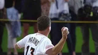 Dan Marino throws out first pitch at Marlins Opening Day