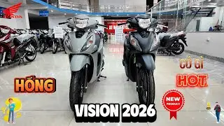 &ldquo;H&Oacute;NG&rdquo; Vision 110 2026 ▶ Vision 110 2025 TĂNG GI&Aacute; MẠNH🔴 TOP 5 ĐAM M&Ecirc; #honda2026 #vision2026 #top5