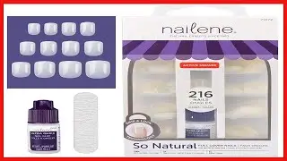 Great product -  Nailene So Natural Artificial Nails, Undecorated &ndash; Fake Nail Kit with 216 Nails (12