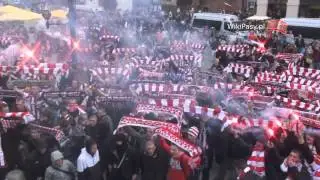 21.09.2013 Przemarsz kibic&oacute;w Cracovii (WikiPasy.pl)