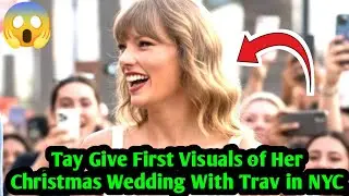 Taylor Swift Give First Visuals of Her Christmas Wedding With Travis Kelce in NYC